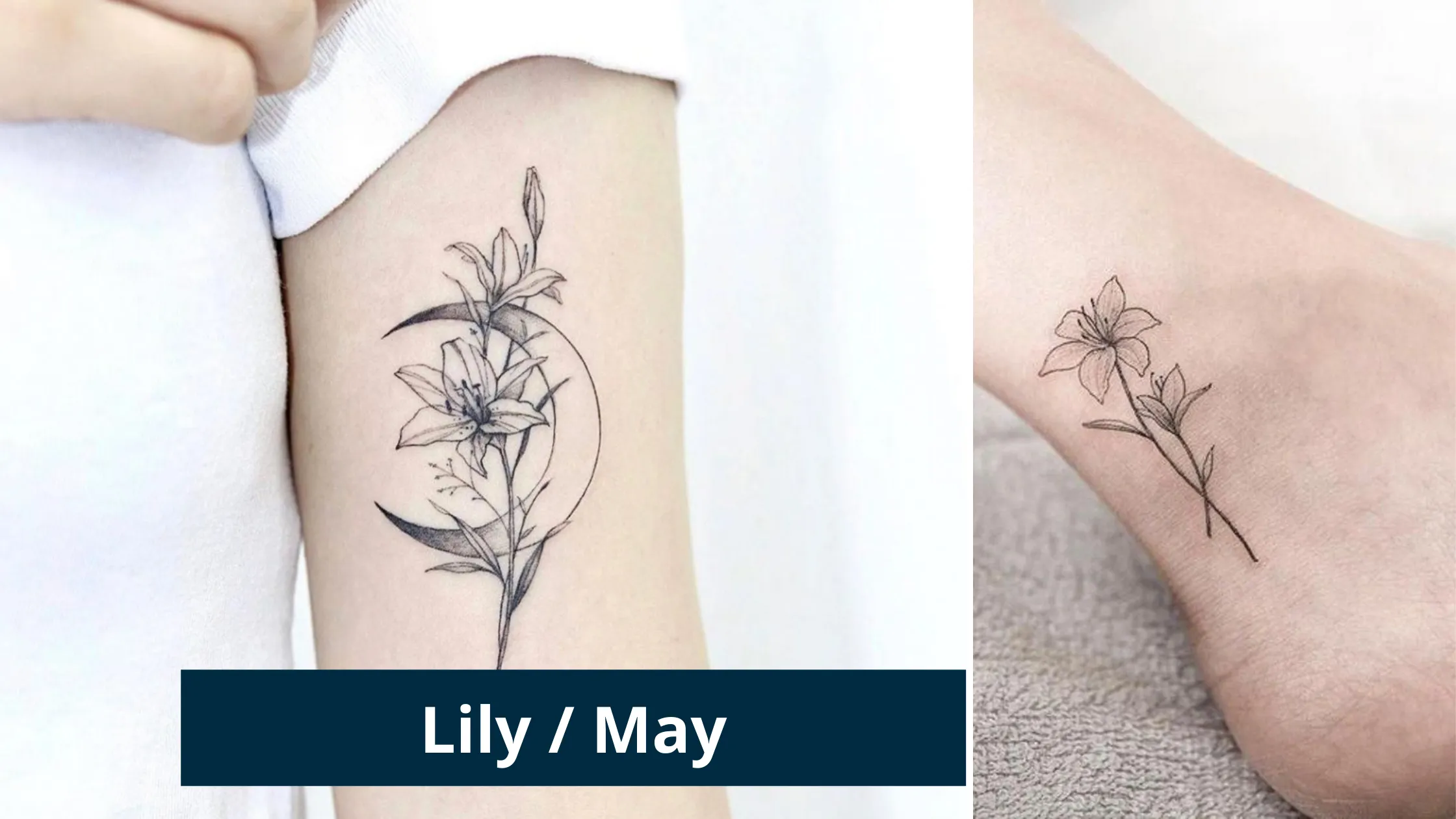 Birth flowers tattoo ideas 2021 - Lily May