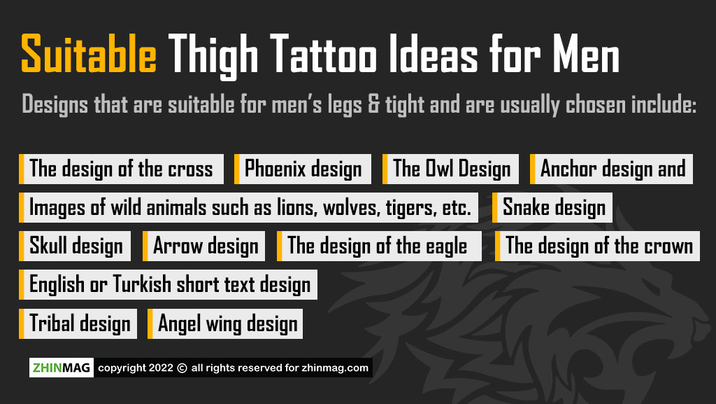 suitable thigh tattoo alternatives