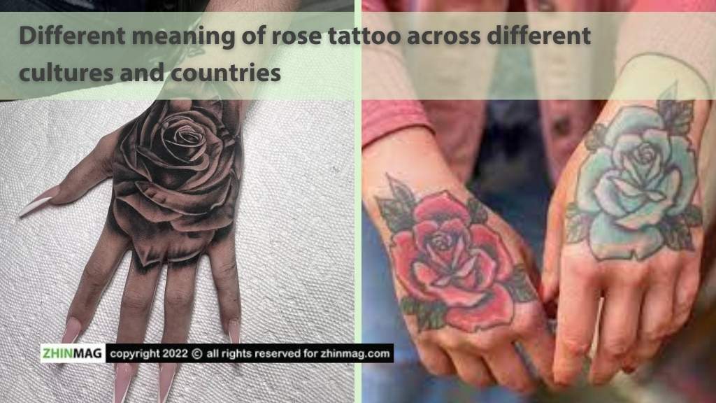 Female Rose Hand Tattoo1